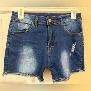 Denim Blue Stretch Women's Shorts by Jeans